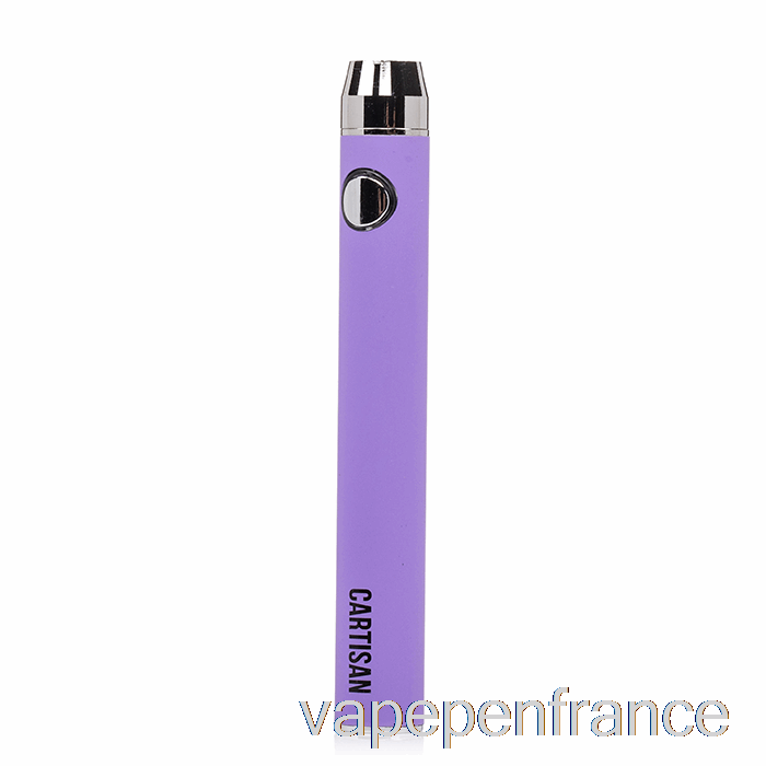 Cartisan Bouton VV 900 Double Charge 510 Batterie [micro] Stylo Vape Violet
